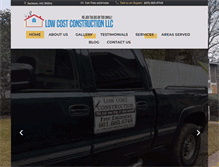 Tablet Screenshot of lowcostconstruct.com